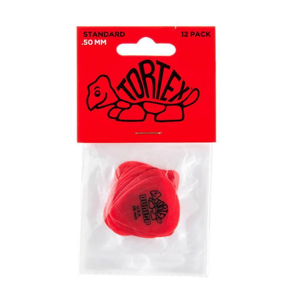 Jim Dunlop 0.50Mm Pick Player Pack Tortex 12 Pack