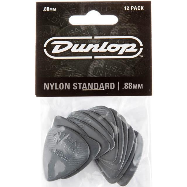 Jim Dunlop 0.88Mm Pick Player Pack Greys 12 Pack