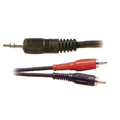 10Ft Cable 3.5Mm Jack 2 X Rca