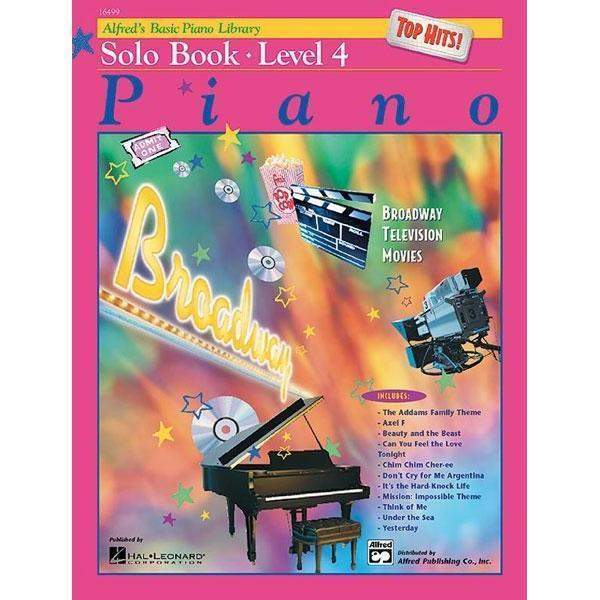 Alfreds Basic Piano Library Top Hits Solo Book Level 4