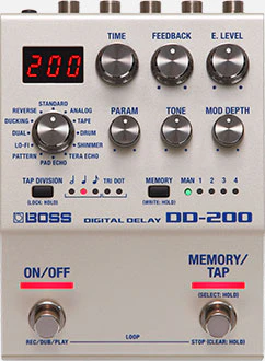 Boss DD-200 Digital Delay 200 Series