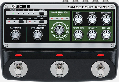 Boss RE-202 Space Echo Compact Pedal
