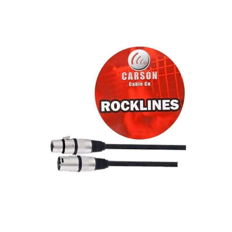 Carson Microphone Cable Xlr Male To Xlr Female Black 10Ft - Image 2