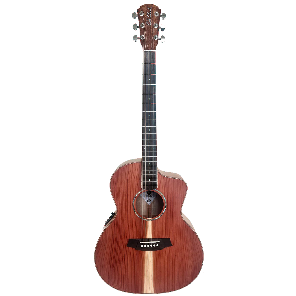 Cole Clark Studio GA, All Solid, Redwood Face, Queensland Maple back & sides Made in China and Australia