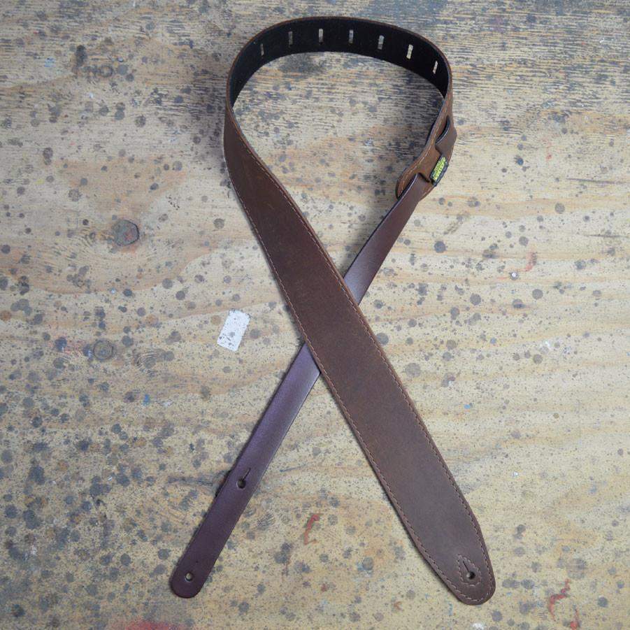 Colonial Leather Gtr Strap 2 Soft Suede Brown