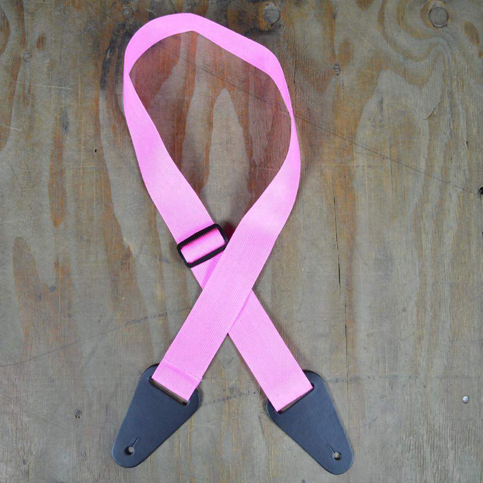 Colonial Leather Gtr Strap Nylon Webbing Hot Pink