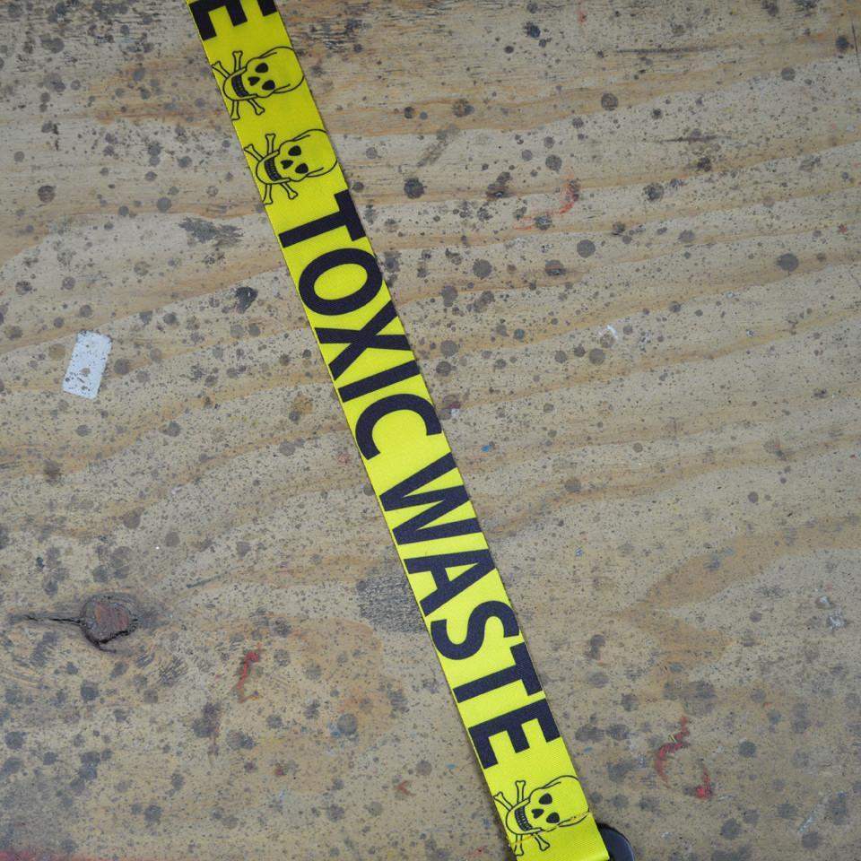 Colonial Leather Toxic Waster 50Mm Printed Webbing Guitar Strap