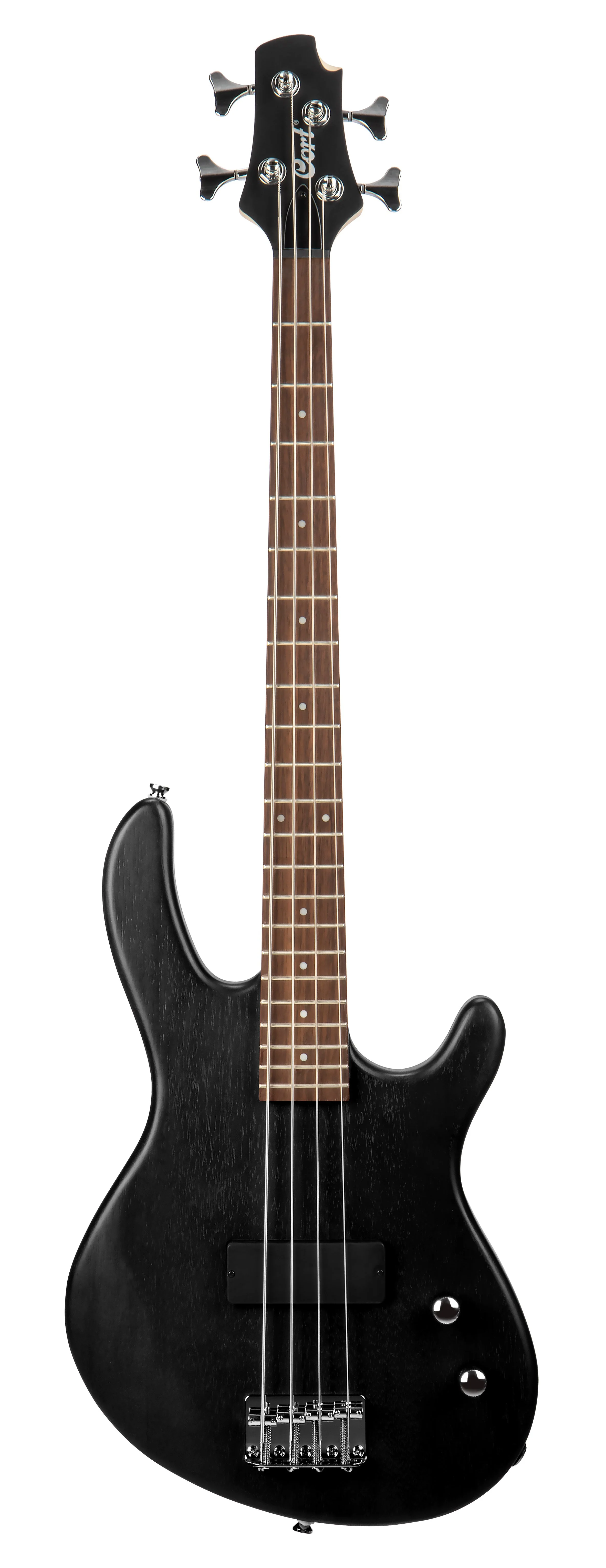 Cort ACTION JUNIOR OPB Bass 30Inch SHORT SCALE 4-String Open Pore Black