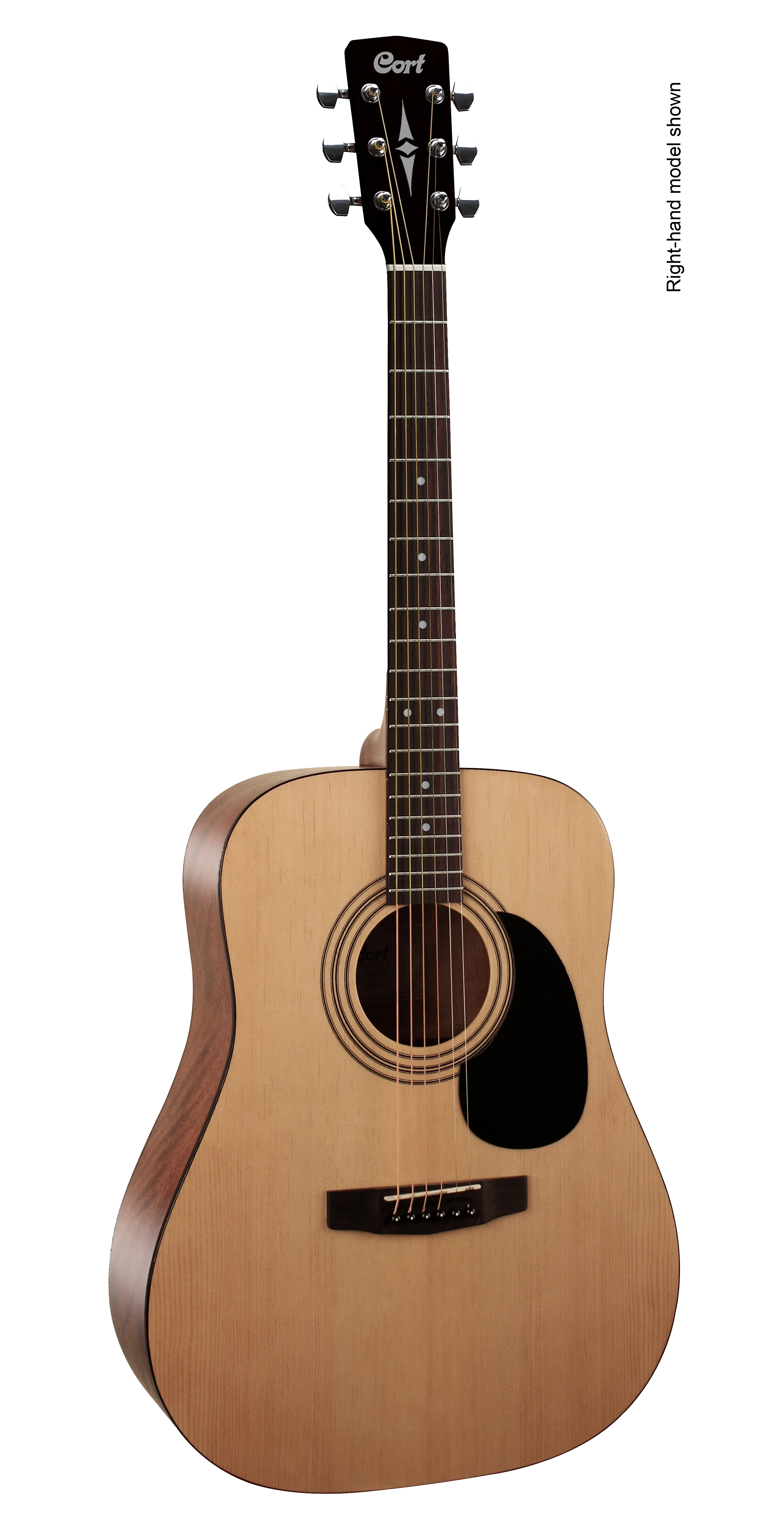 Cort AD810 LH OP Dreadnought Guitar LEFT HAND Open Pore