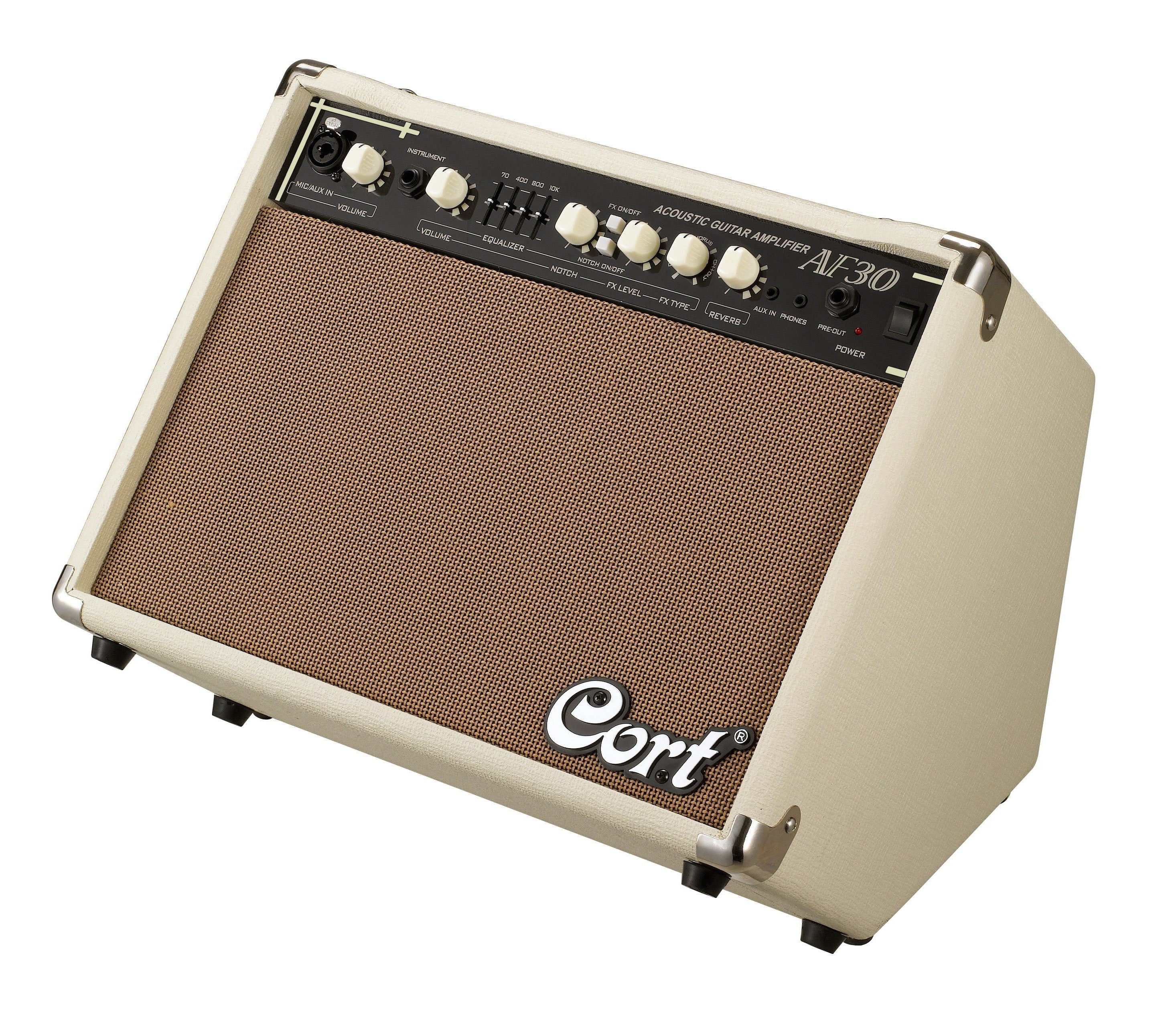 Cort AF30 30w Acoustic Guitar Amplifier Ivory