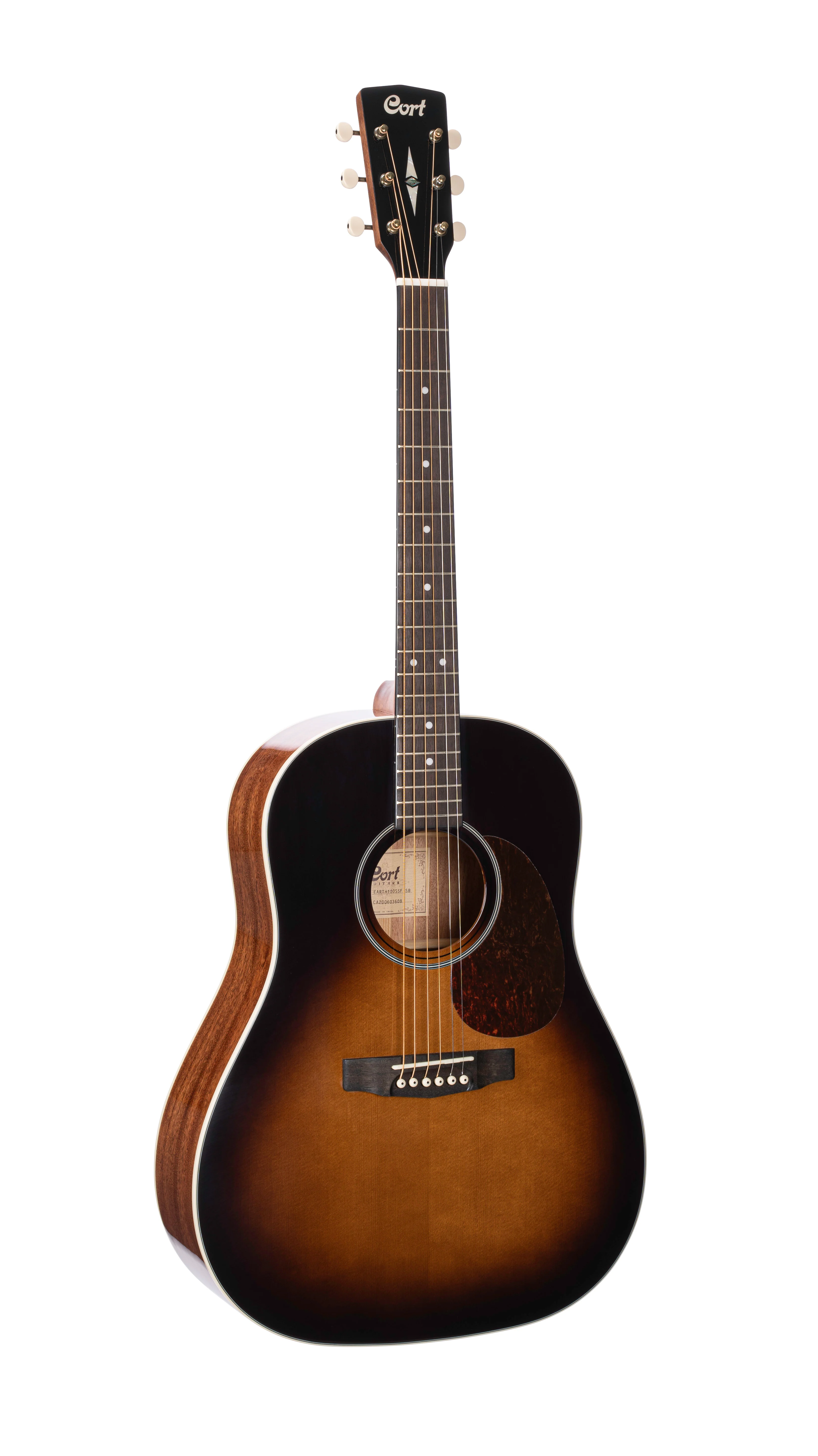 Cort Earth 100SSF SB SLOPE SHOULDER Dreadnought Guitar with Fishman EQ