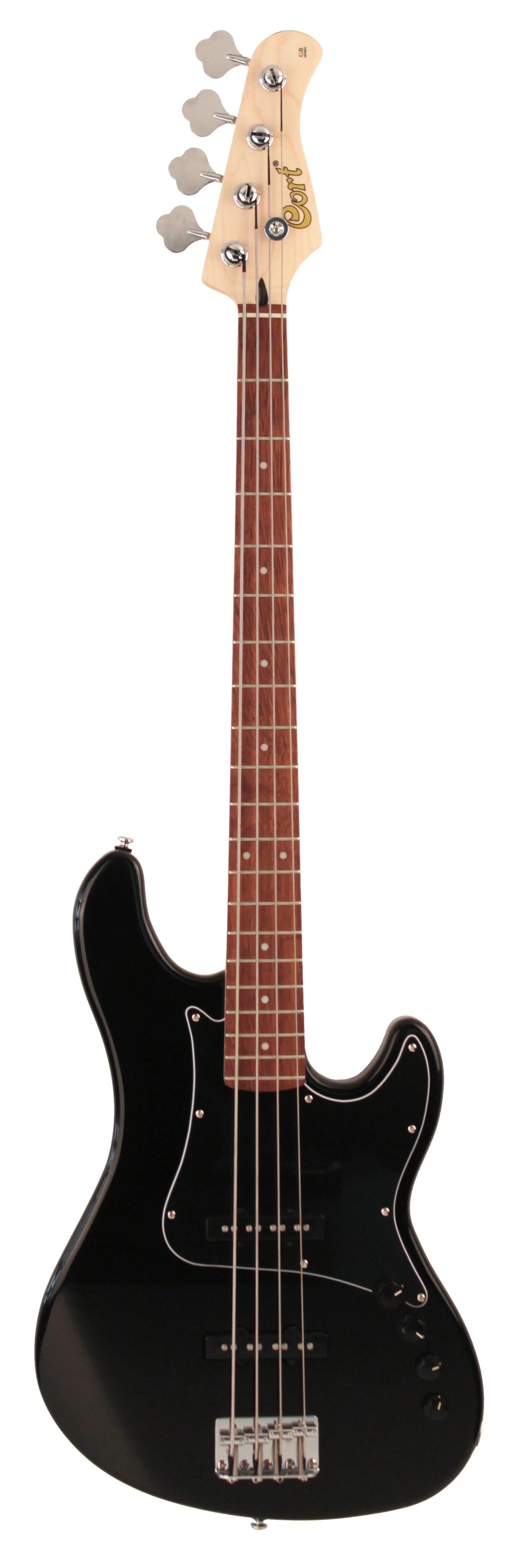 Cort GB34JJ BK 4-String Bass Guitar Gloss Black