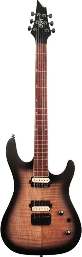 Cort KX300 OPRB Electric Guitar Open Pore Raw Burst