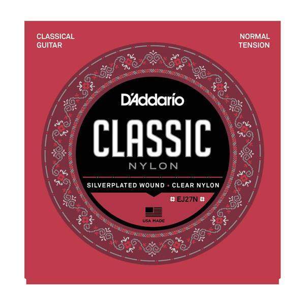 DAddario Ej27N Student Nylon Classical Guitar Strings Normal Tension