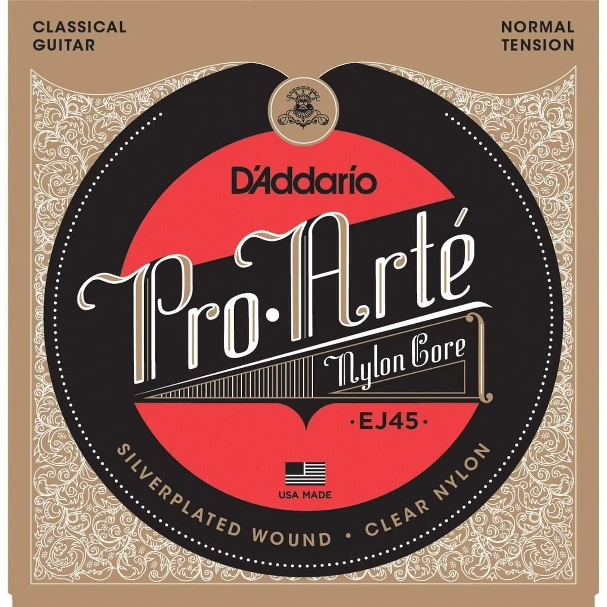 DAddario Ej45 Pro Arte Nylon Classical Guitar Strings Normal Tension