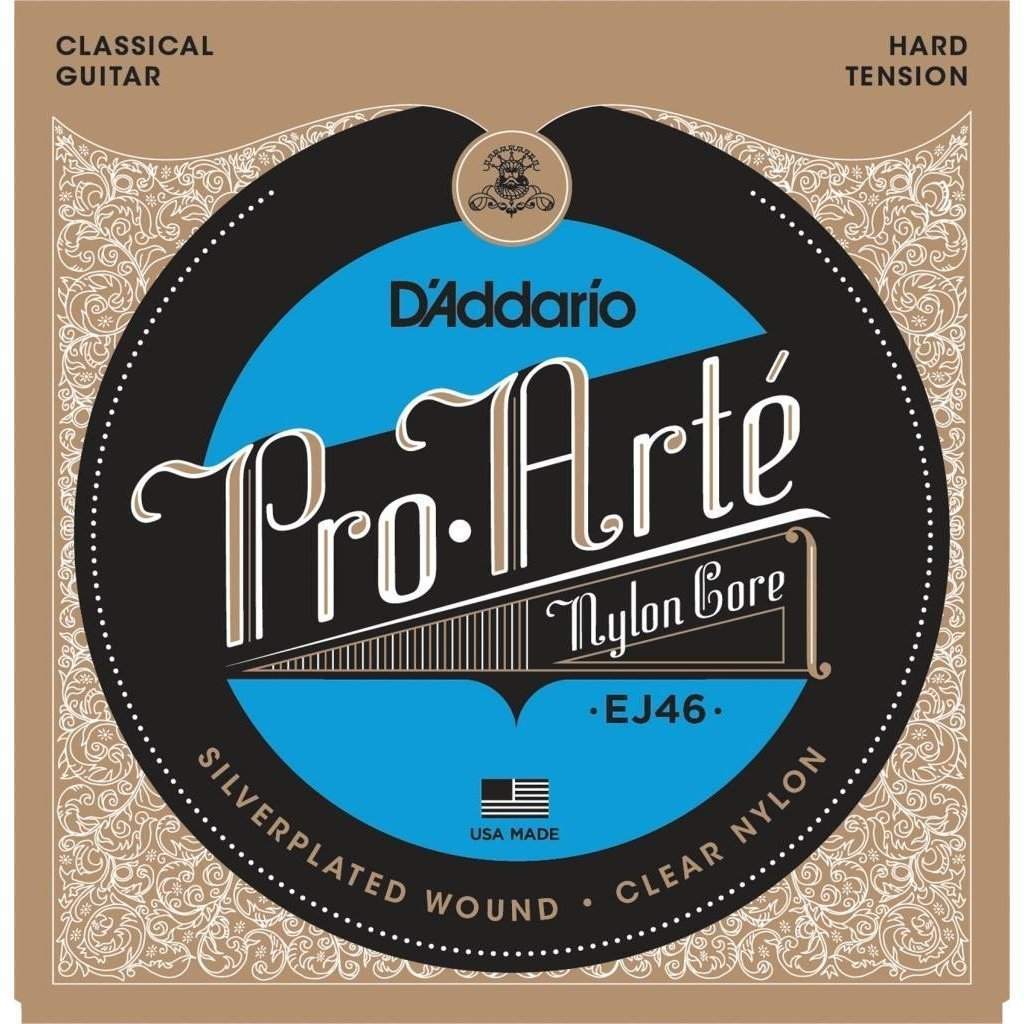DAddario Ej46 Pro Arte Nylon Classical Guitar Strings Hard Tension
