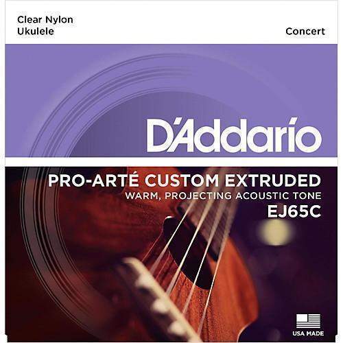 DAddario Ej65C Pro Art Custom Extruded Nylonukulele Strings Concert