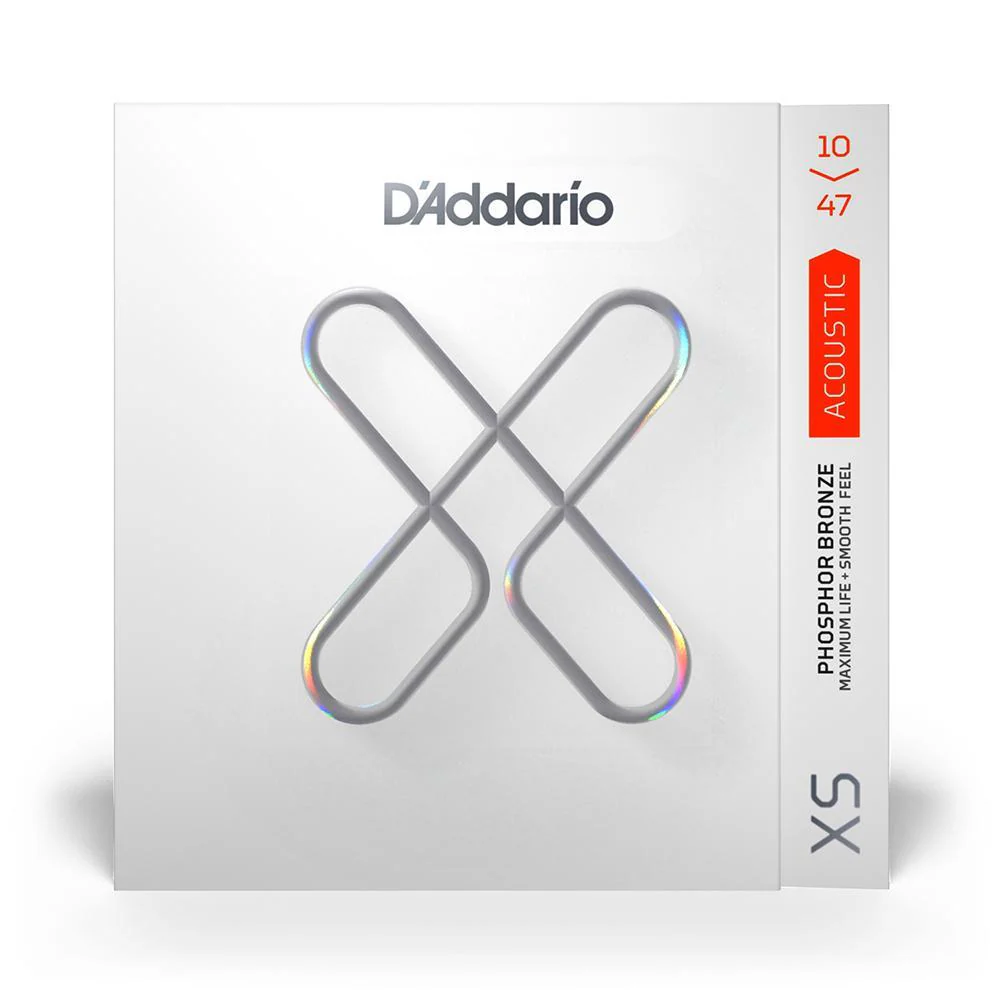 DAddario Xs Coated Phosphor Bronze Acoustic Strings 10 47