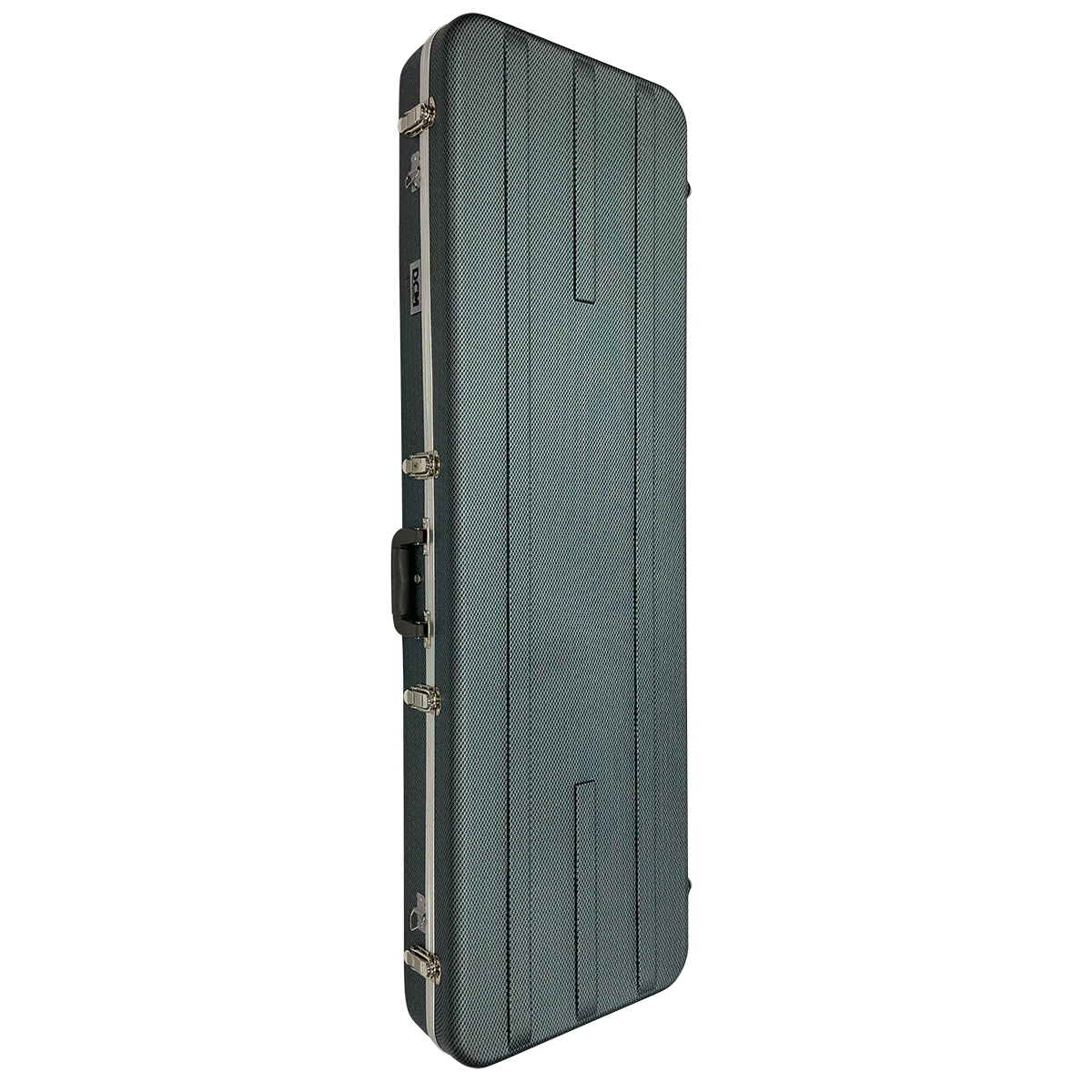 DCM BC2C ABS / Fibre Deluxe Electric Bass Case Dark Silver Lining - Image 4