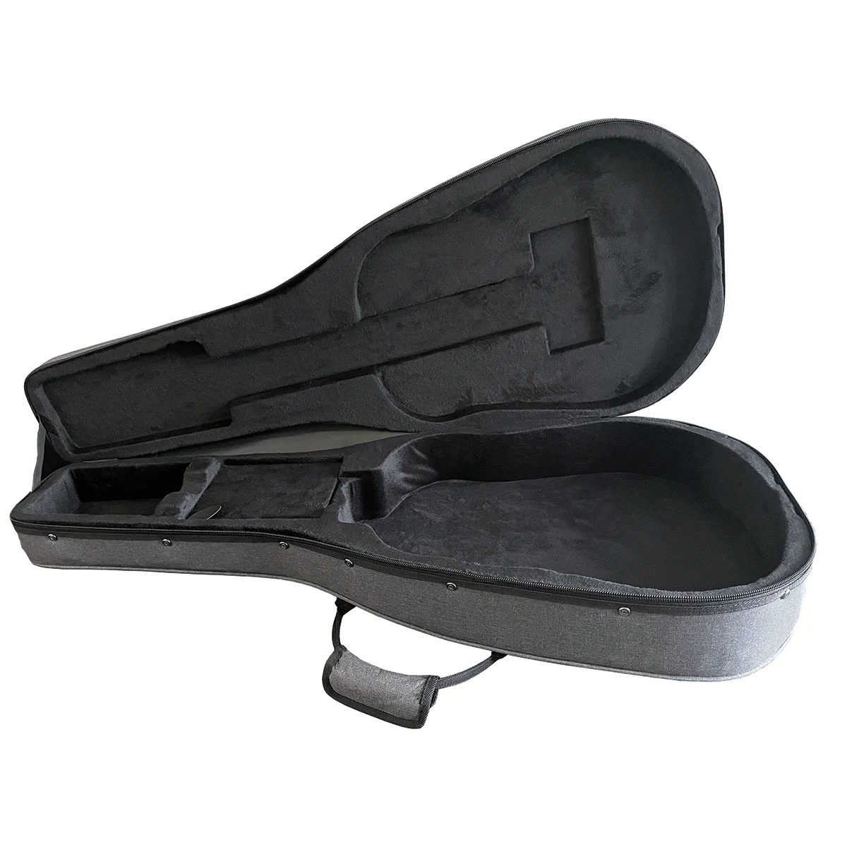 DCM Premium PFC Polyfoam Lightweight Classical Guitar Case Grey - Image 2