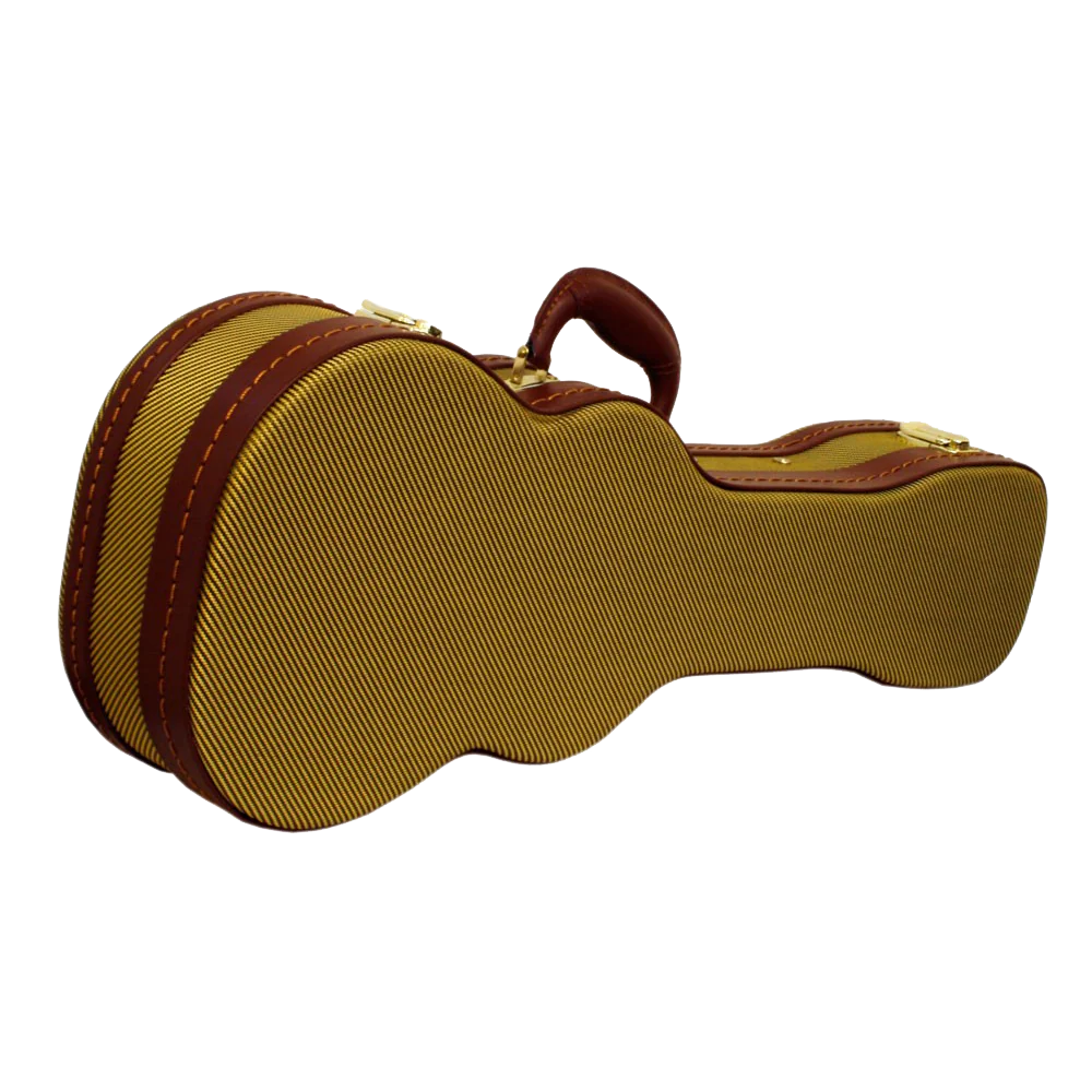 DCM VTW-S Soprano Uke Wood Case Tweed