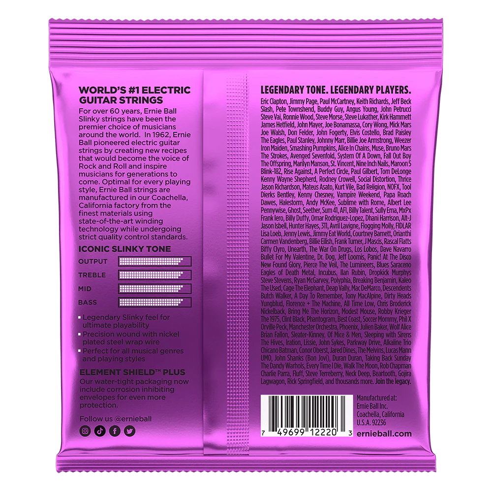 Ernie Ball Power Slinky Nickel Wound Electric Guitar Strings - 11-48 Gauge - Image 2
