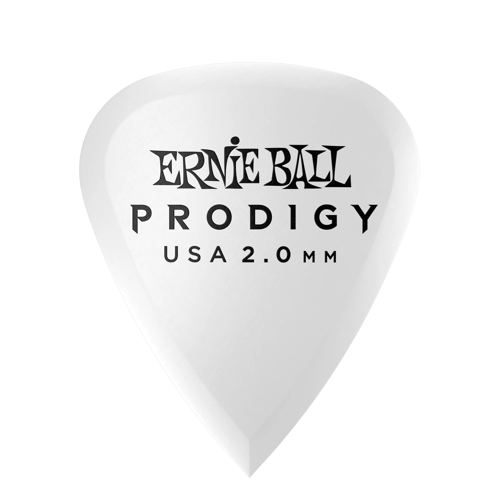 Ernie Ball 2.0Mm White Standard Prodigy Picks 6-Pack