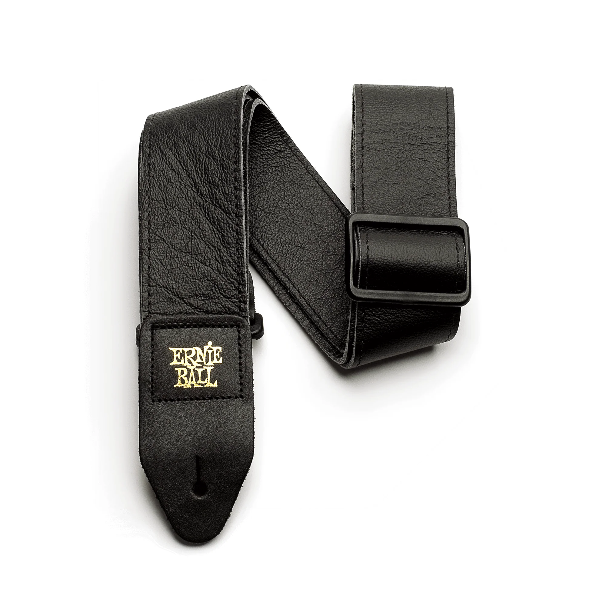 Ernie Ball 2 Tri-Glide Italian Leather Strap - Black