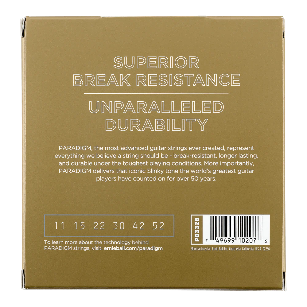 Ernie Ball 3 Pack - 11-52 Paradigm Light 80/20 Bronze Acoustic Guitar Strings - Image 2