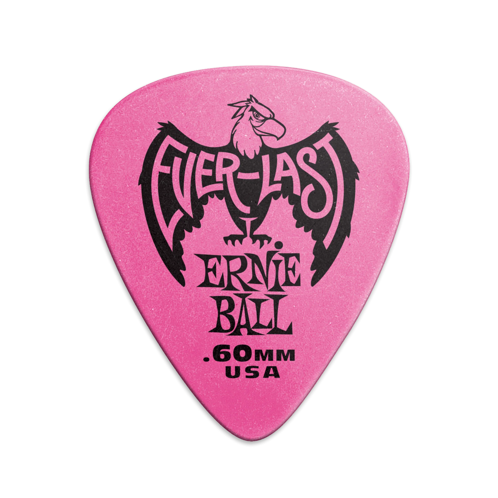 Ernie Ball .60Mm Pink Everlast Picks 12-Pack
