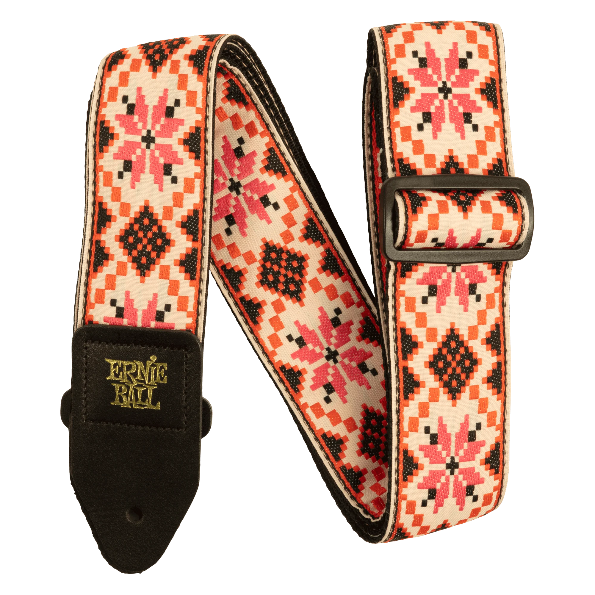 Ernie Ball Cinnamon Needlepoint Jacquard Strap
