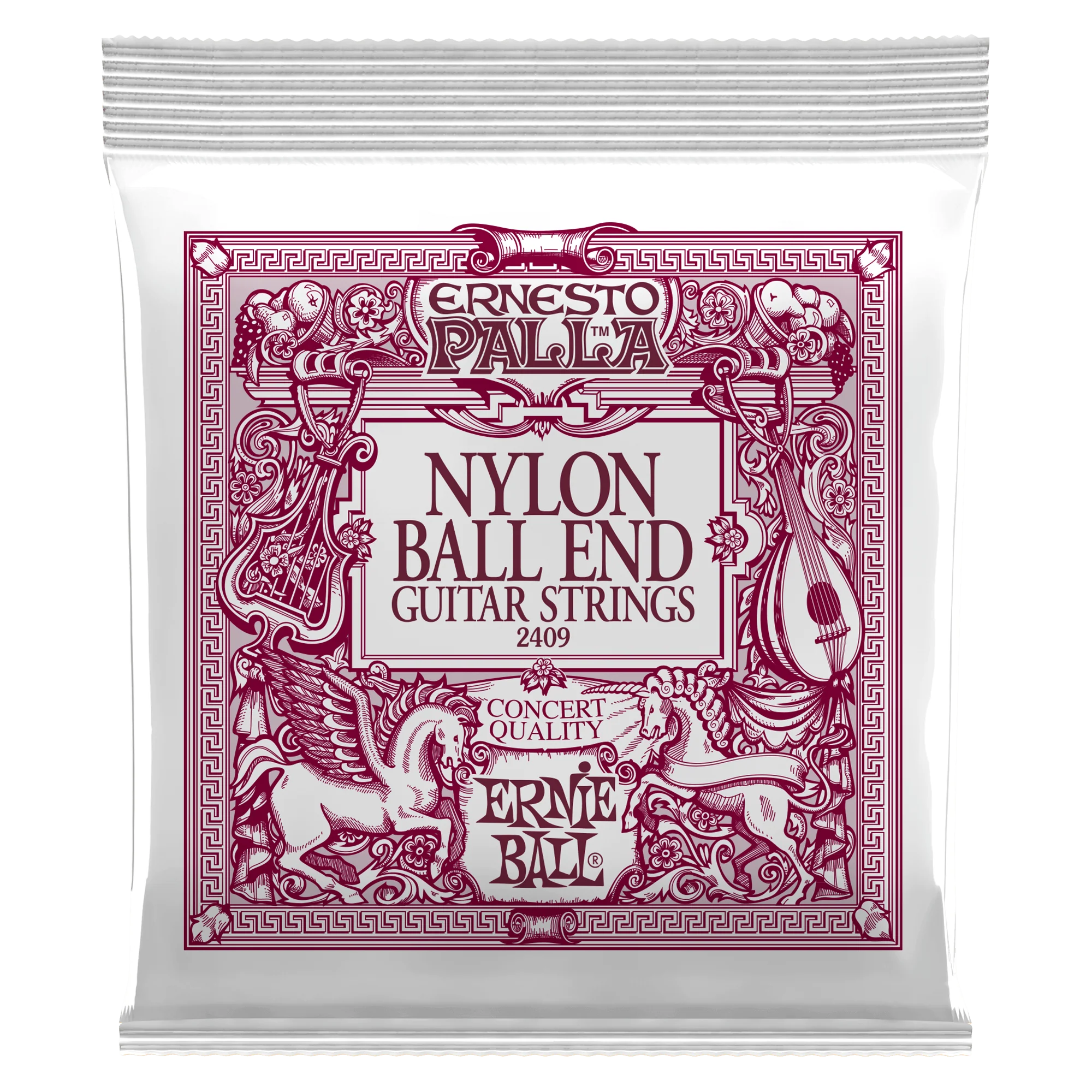 Ernie Ball Ernesto Palla Black & Gold Ball-End Nylon Classical Guitar Strings