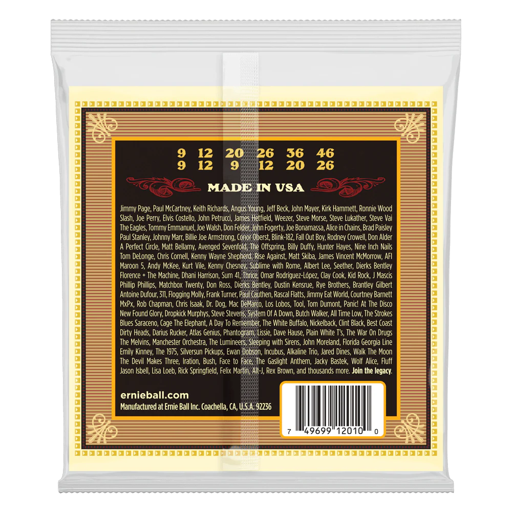 Ernie Ball Earthwood Light 12-String 80/20 Bronze Acoustic Guitar Strings - 9-46 Gauge - Image 2