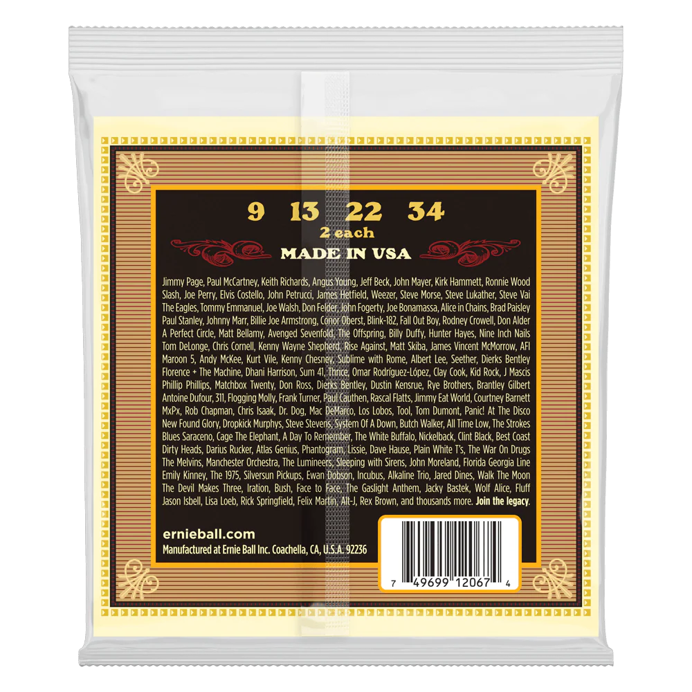 Ernie Ball Earthwood Mandolin Light Loop End 80/20 Bronze Acoustic Guitar Strings - 9-34 Gauge - Image 2