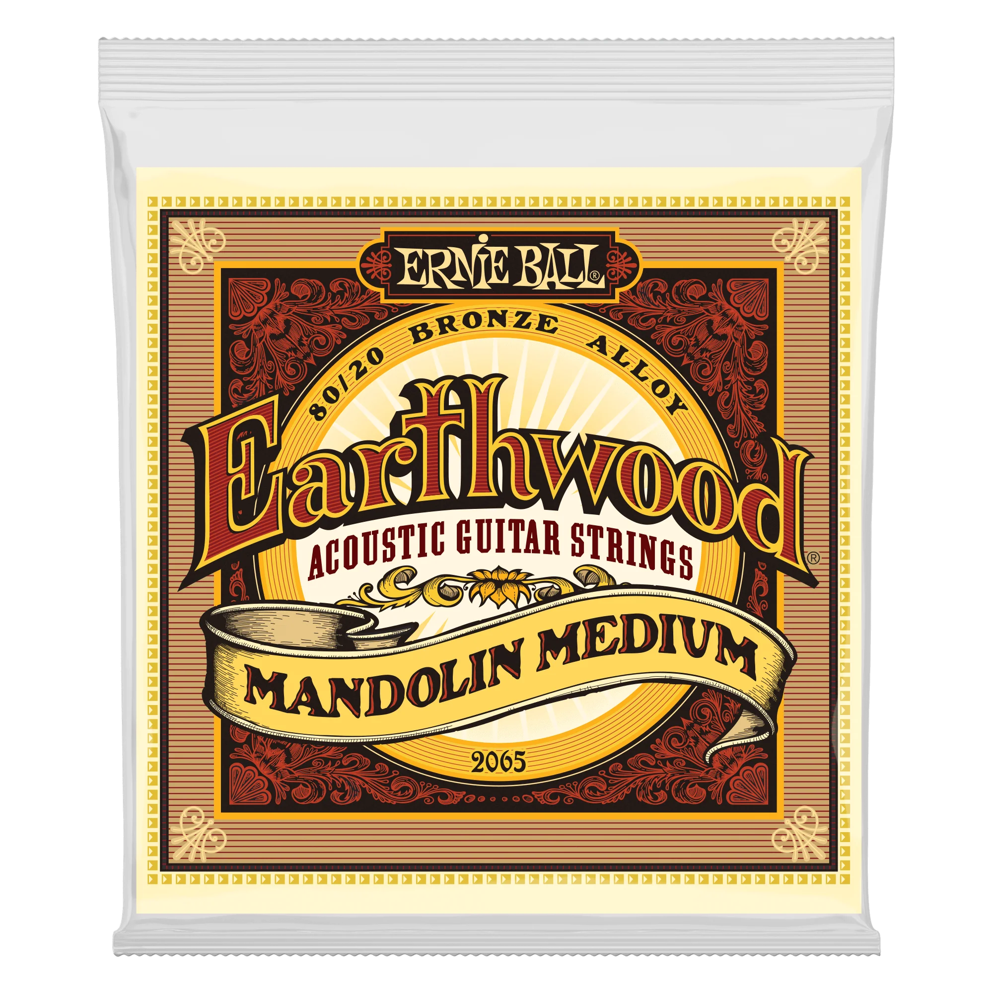 Ernie Ball Earthwood Mandolin Medium Loop End 80/20 Bronze Acoustic Guitar Strings - 10-36 Gauge