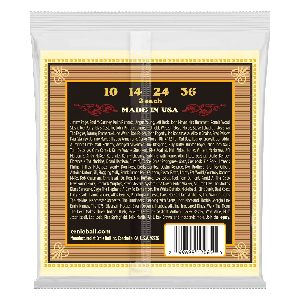 Ernie Ball Earthwood Mandolin Medium Loop End 80/20 Bronze Acoustic Guitar Strings - 10-36 Gauge - Image 2