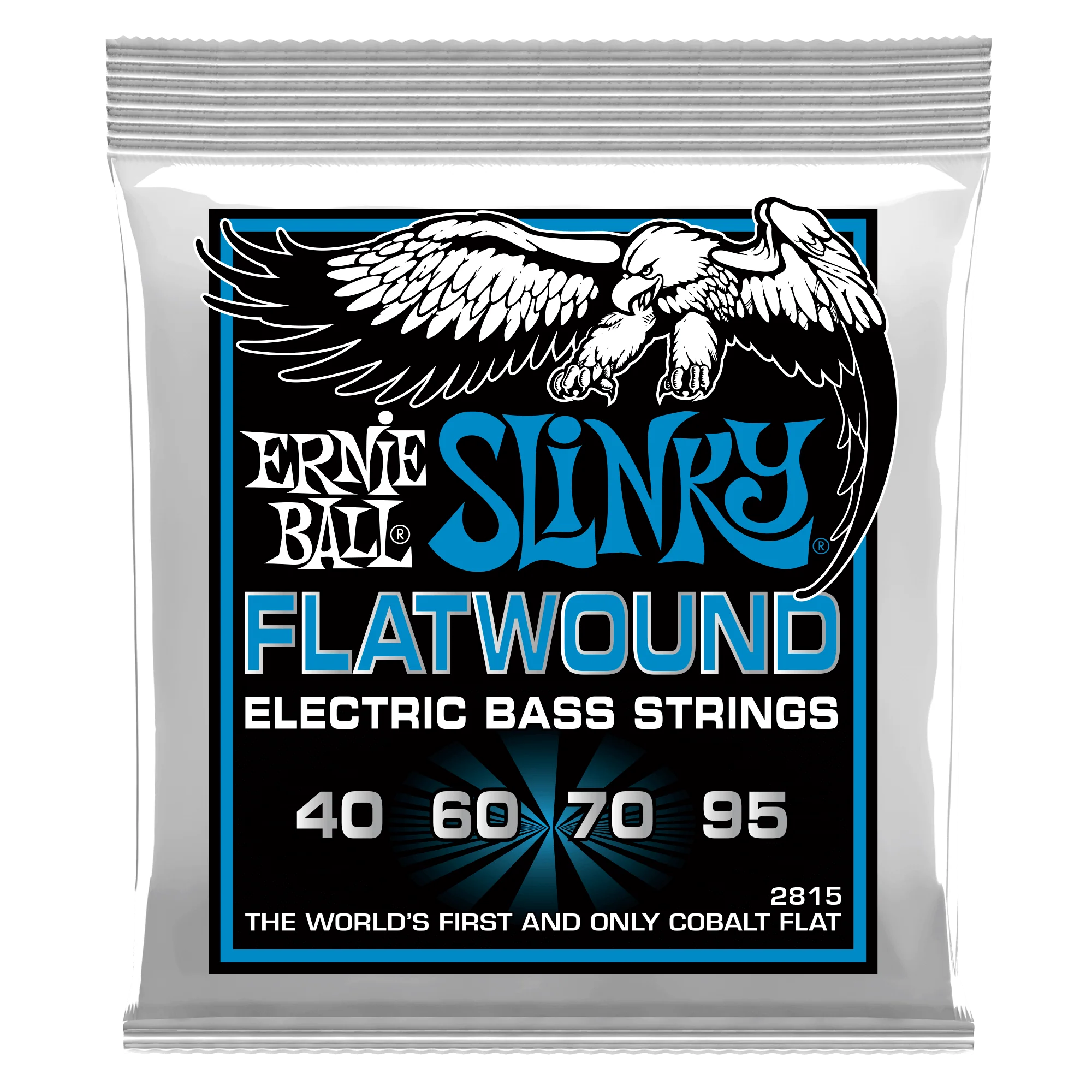 Ernie Ball Extra Slinky Flatwound Electric Bass Strings - 40-95 Gauge
