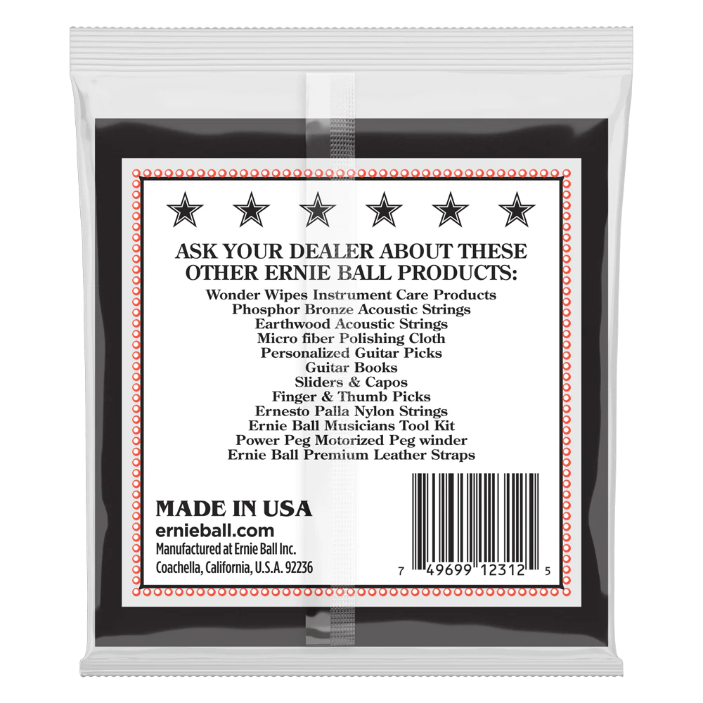 Ernie Ball Light 5-String Loop End Stainless Steel Banjo Guitar Strings - 9-9 Gauge - Image 2