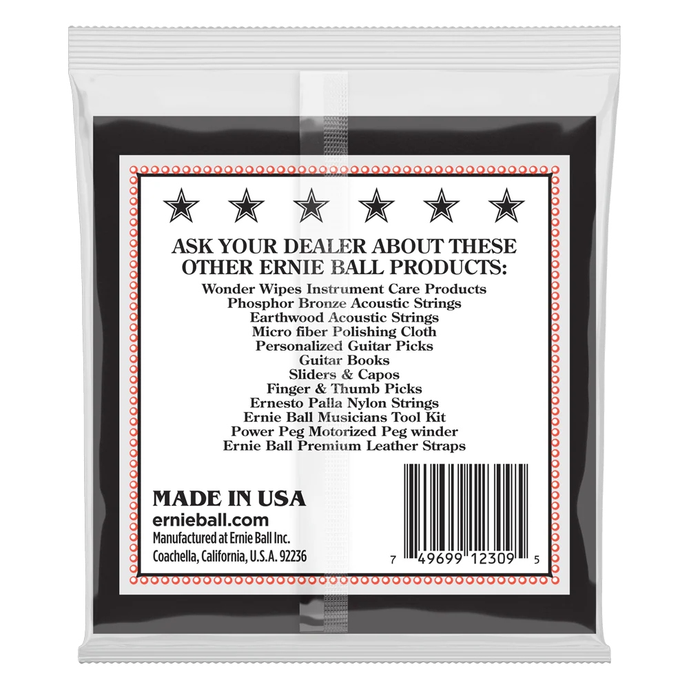 Ernie Ball Medium 5-String Loop End Stainless Steel Banjo Guitar Strings - 10-10 Gauge - Image 2