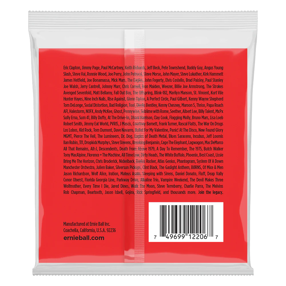 Ernie Ball Medium Light Nickel Wound W/ Wound G Electric Guitar Strings - 12-54 Gauge - Image 2
