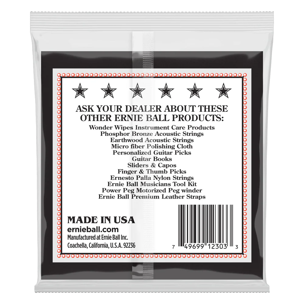 Ernie Ball Medium Loop End Stainless Steel Tenor Banjo Guitar Strings - 10-30 Gauge - Image 2