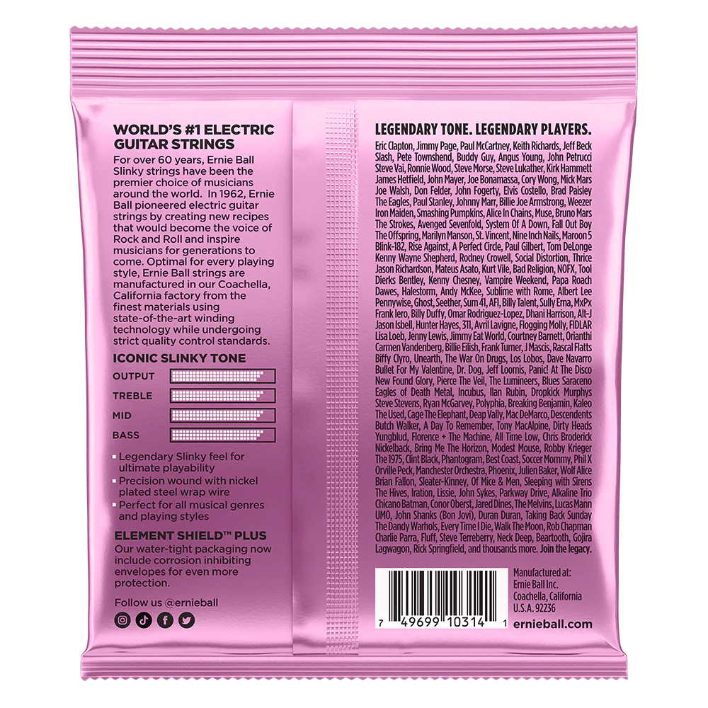 Ernie Ball Mega Slinky Nickel Wound Electric Guitar Strings - 10.5-48 Gauge - Image 2
