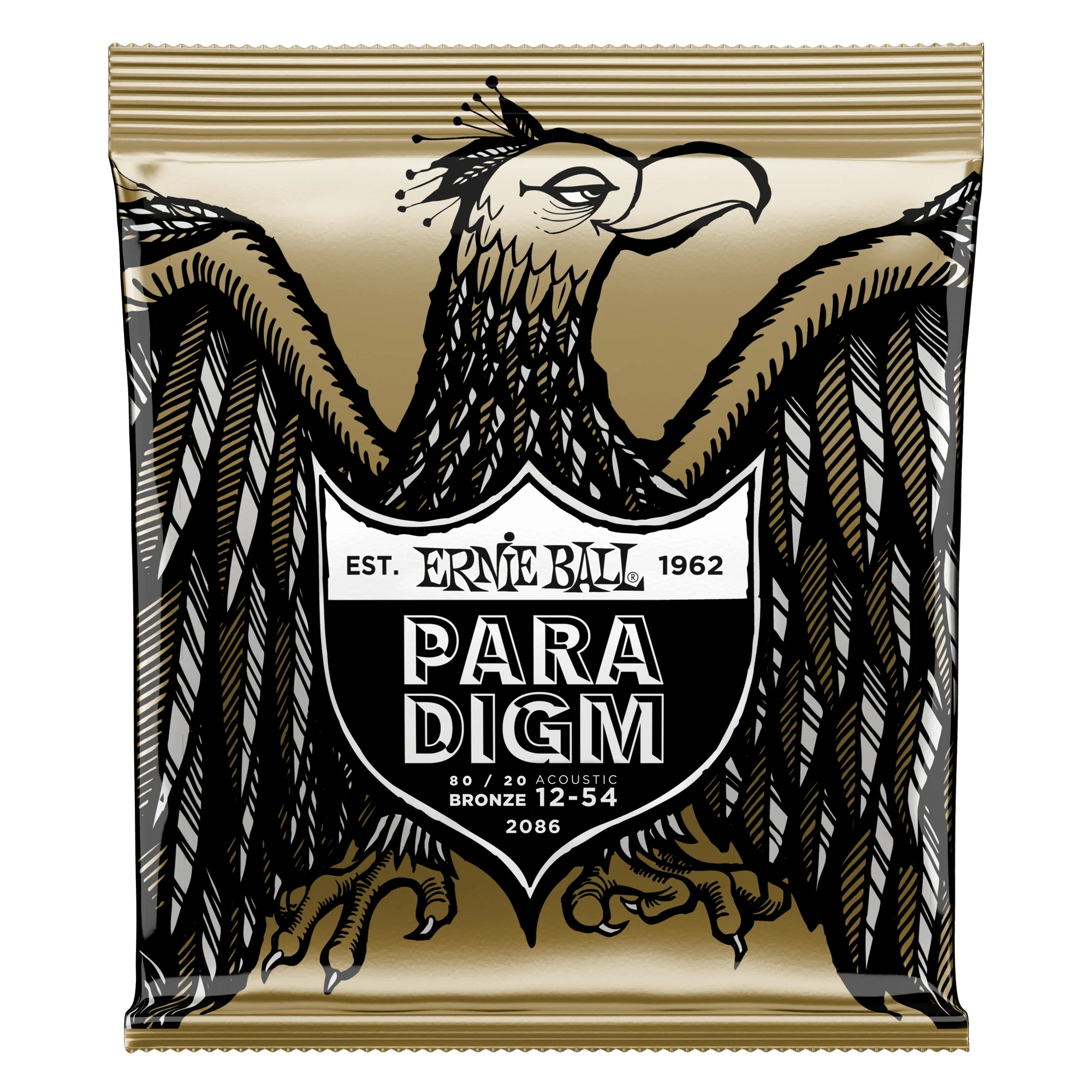 Ernie Ball Paradigm Medium Light 80/20 Bronze Acoustic Guitar Strings - 12-54 Gauge