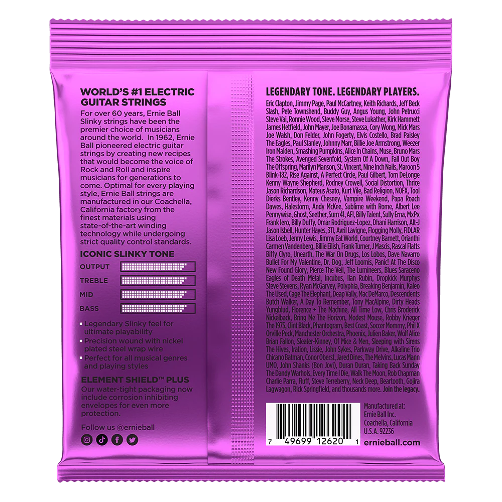 Ernie Ball Power Slinky 7-String Nickel Wound Electric Guitar Strings - 11-58 Gauge - Image 2