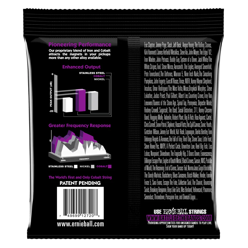 Ernie Ball Power Slinky Cobalt 7-String Electric Guitar Strings - 11-58 Gauge - Image 2
