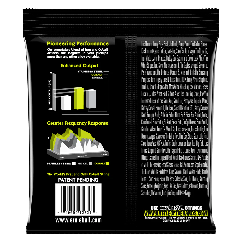Ernie Ball Regular Slinky Cobalt 7-String Electric Guitar Strings - 10-56 Gauge - Image 2