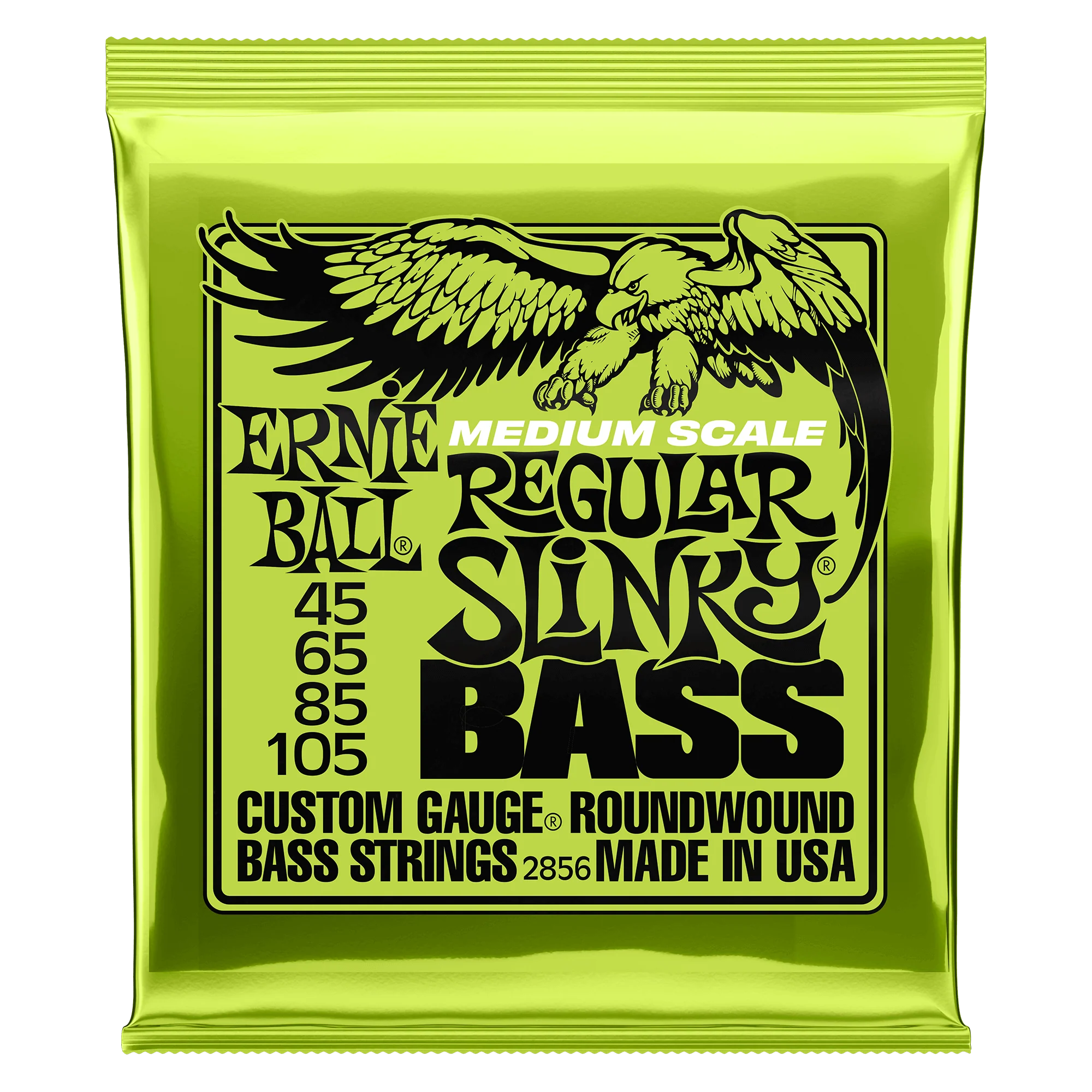 Ernie Ball Regular Slinky Nickel Wound Medium Scale Bass Strings