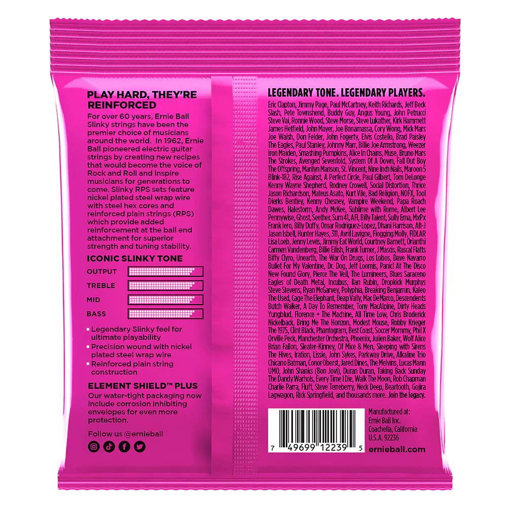 Ernie Ball Super Slinky Rps Nickel Wound Electric Guitar Strings - 9-42 Gauge - Image 2