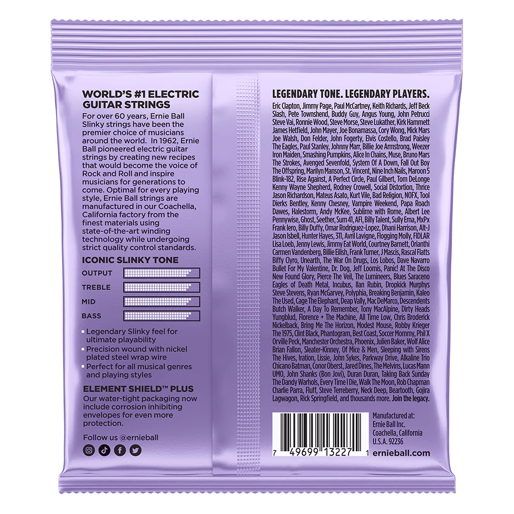Ernie Ball Ultra Slinky Nckl Wnd Elec Gtr Strings 3 Pk 10 48 - Image 2