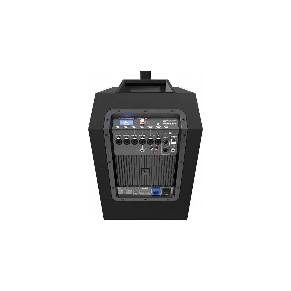 EV EVOLVE50M Evolve 50 Portable Column System - Loudspeaker plus Subwoofer with 8ch Mixer and Pole - Black - Image 5